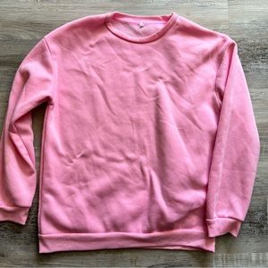 SHEIN : solid pink sweatshirt